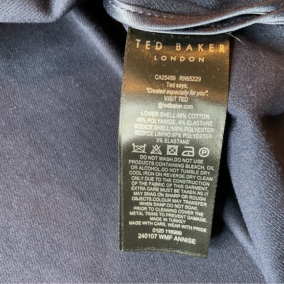 Ted Baker London Annise Bodycon Pencil Dress Size 0 XS EUC - Picture 10 of 13